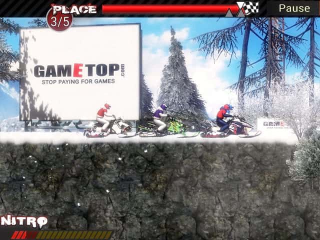 Snowmobile Extreme Racing