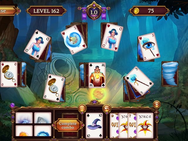 Solitaire: Elemental Wizards