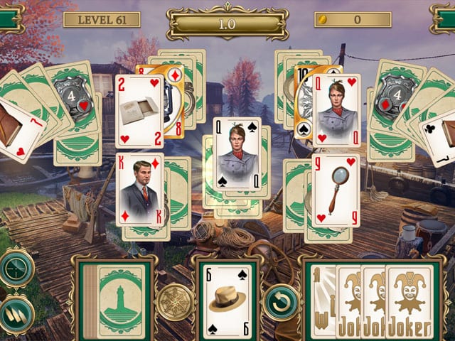 Detective Notes: Lighthouse Mystery Solitaire