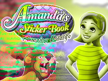 Amanda's Sticker Book: Amazing Wildlife